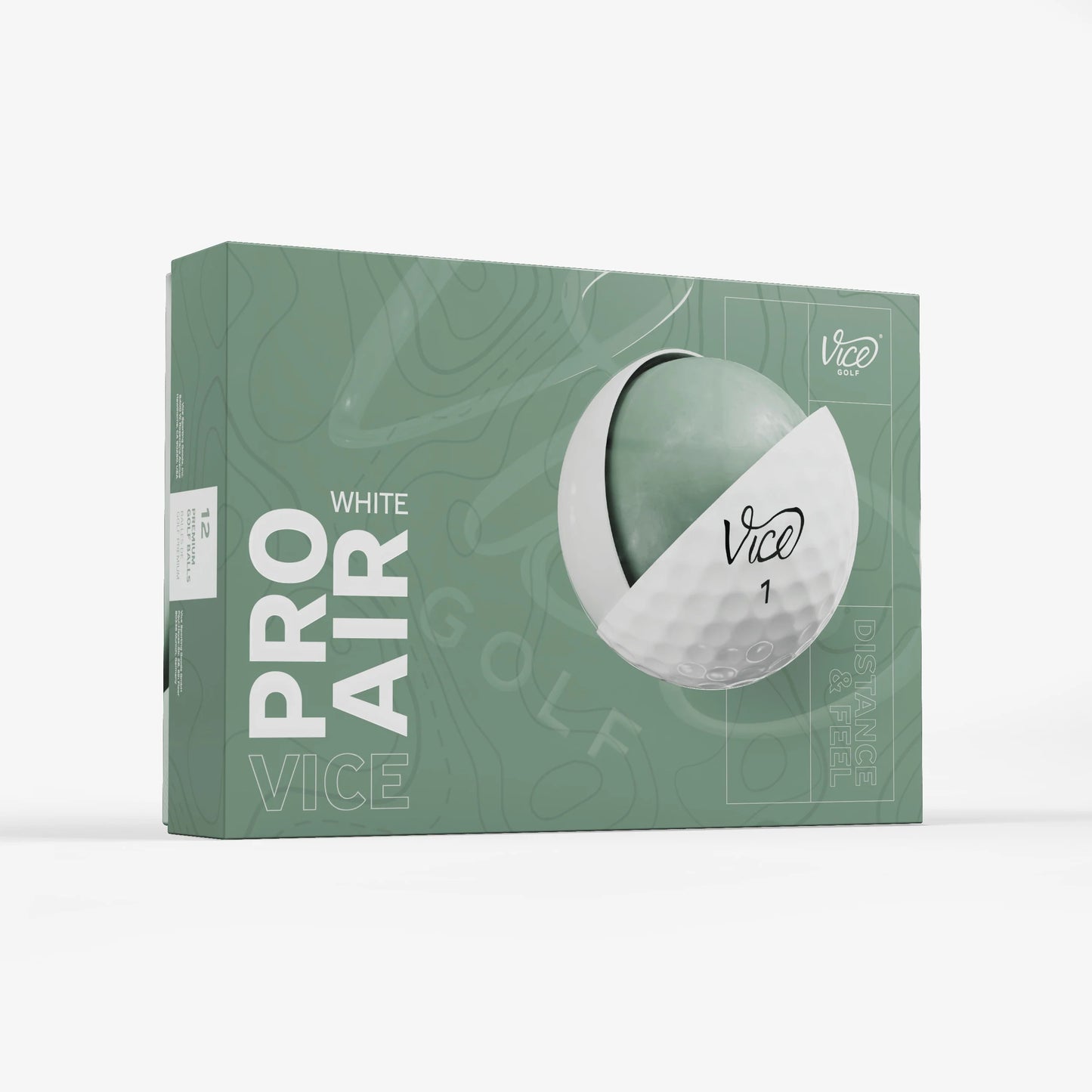 Pelotas de Golf Vice PRO Air White