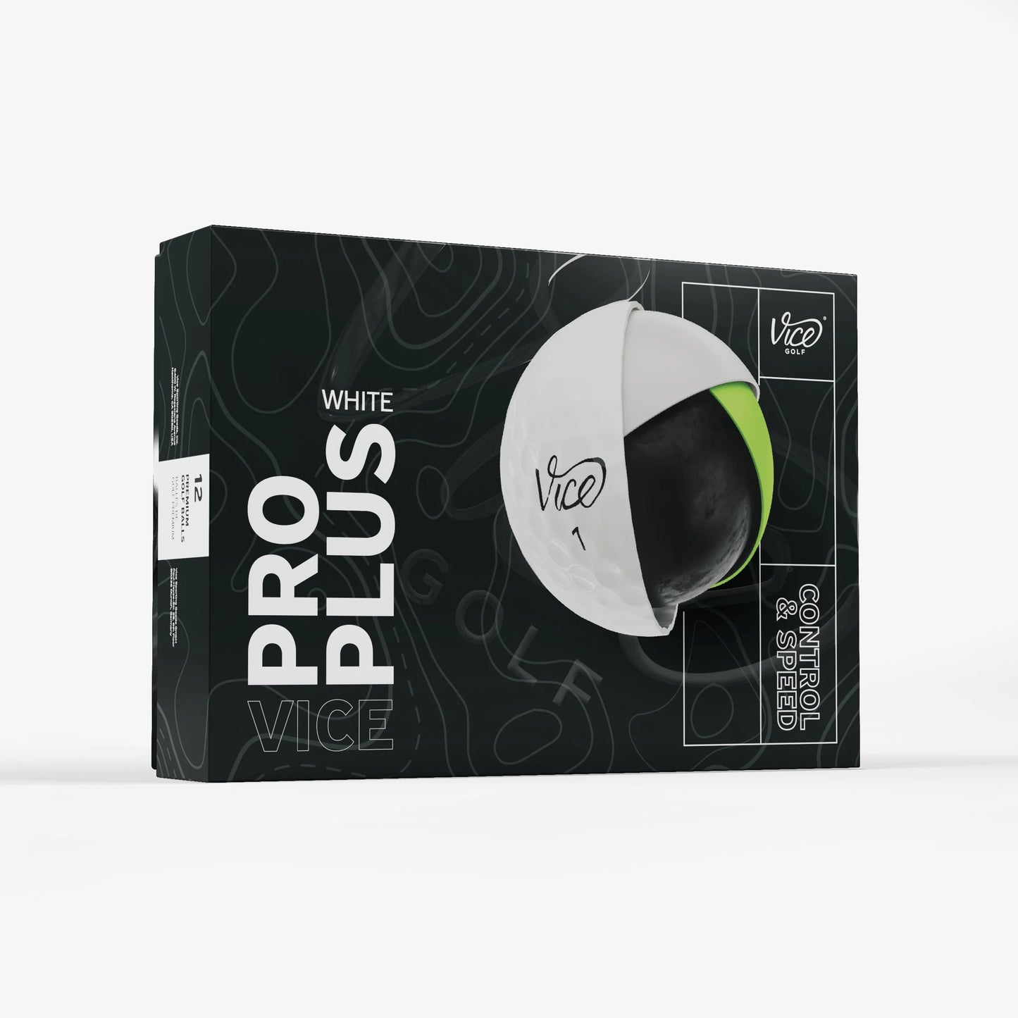 Pelotas de Golf Vice Pro Plus White