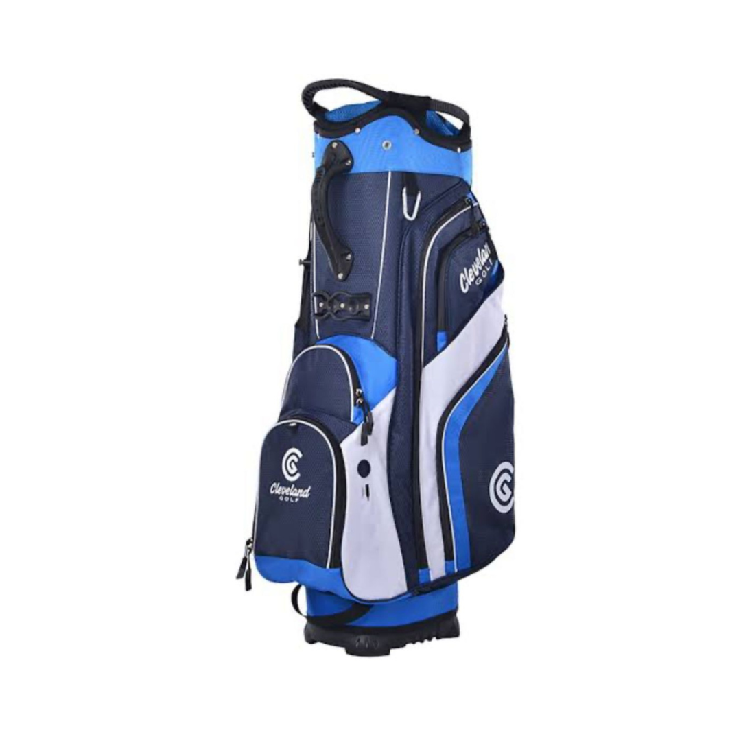 Bolsa de Golf Cleveland Cart Bag Launcher Blanco/Negro/Azul