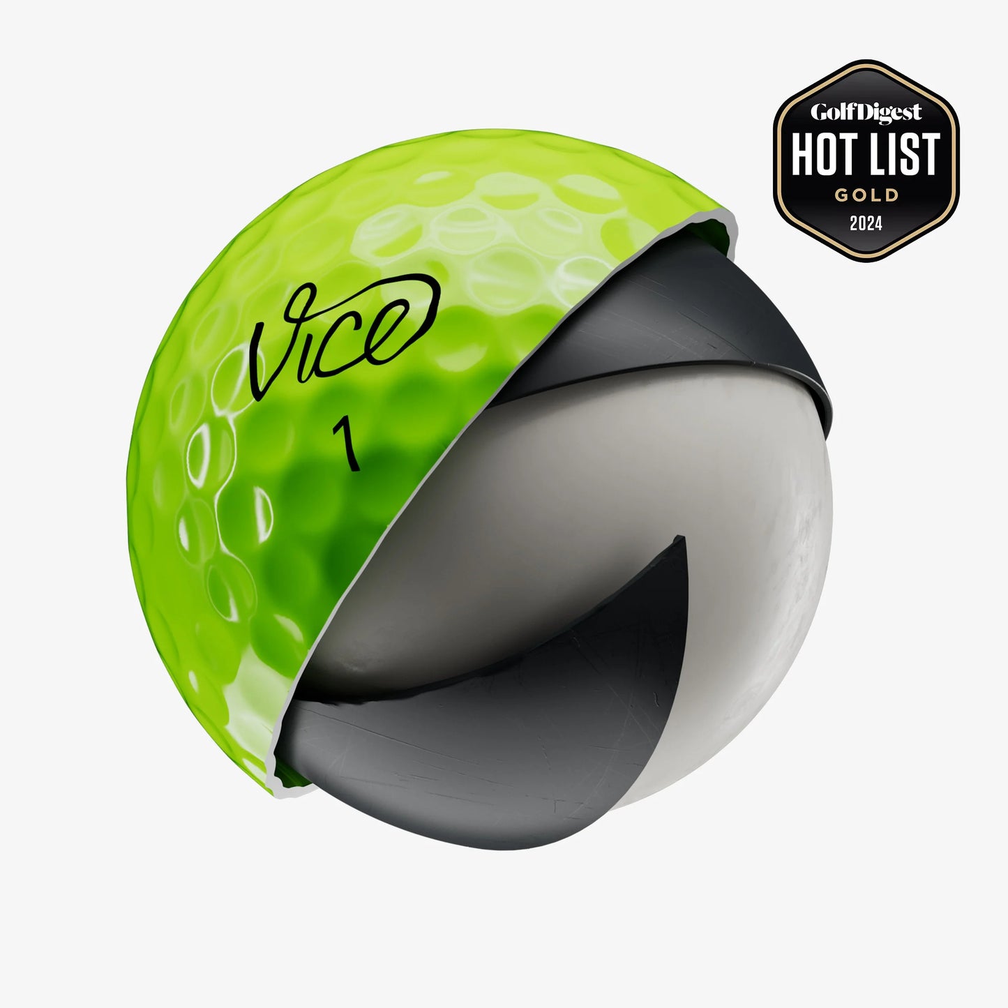 Pelotas de Golf Vice Pro Neon Lime