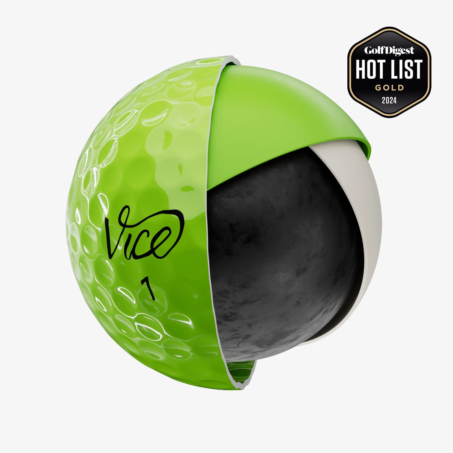 Pelotas de Golf Vice Pro Plus Neon Lime