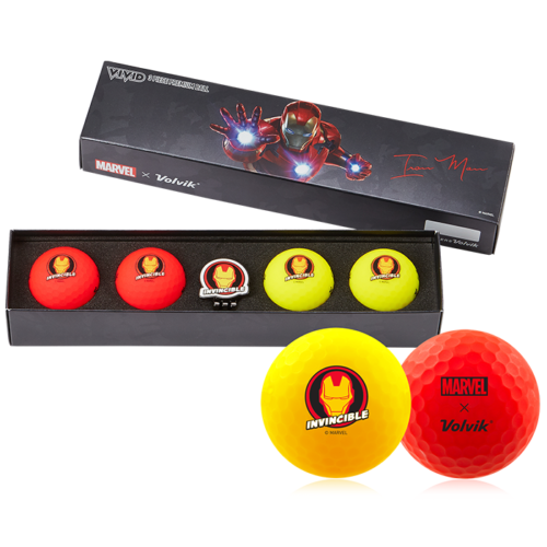 Pelotas de Golf Volvik Marvel Iron Man