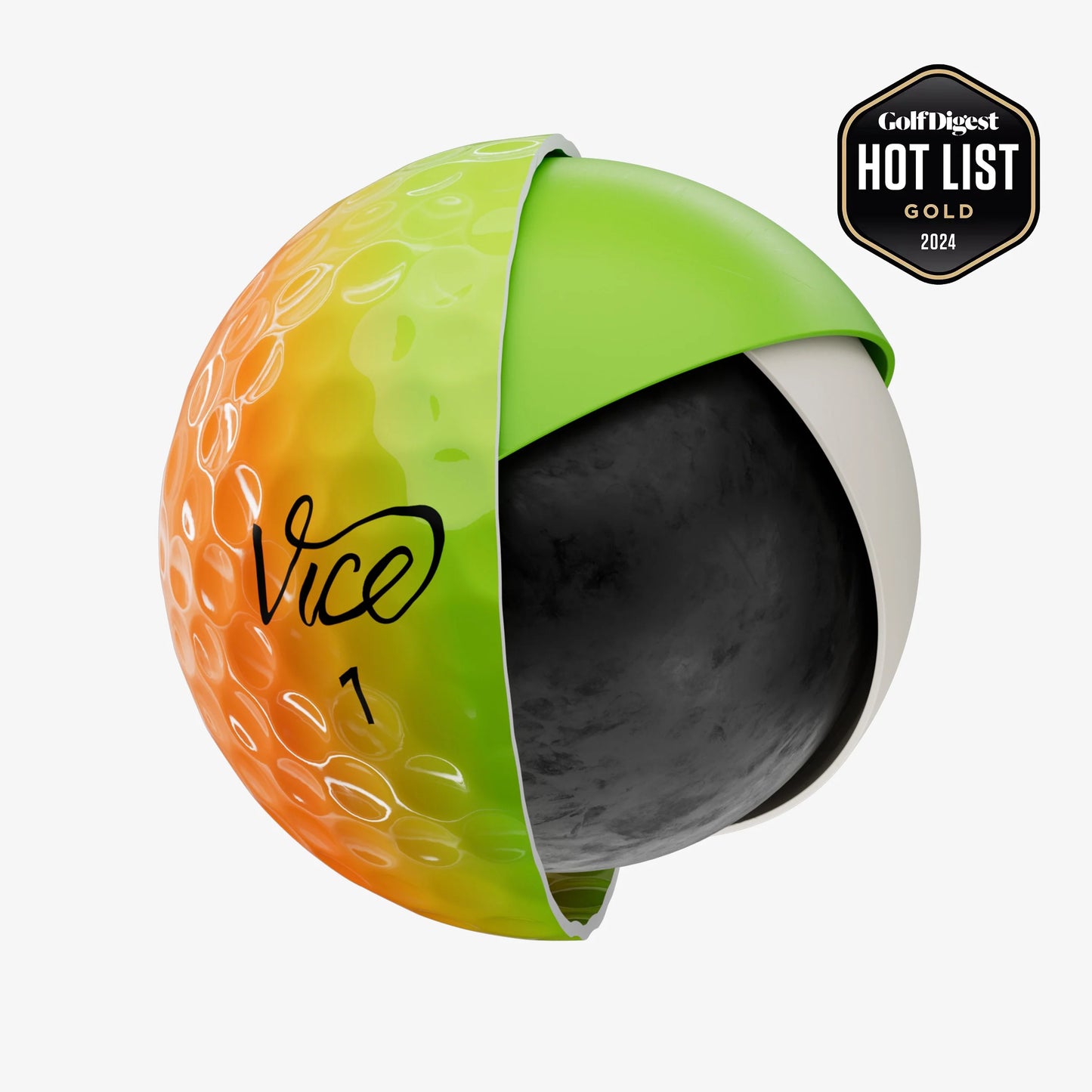 Pelotas de Golf Vice Pro Plus Shade Red Orange