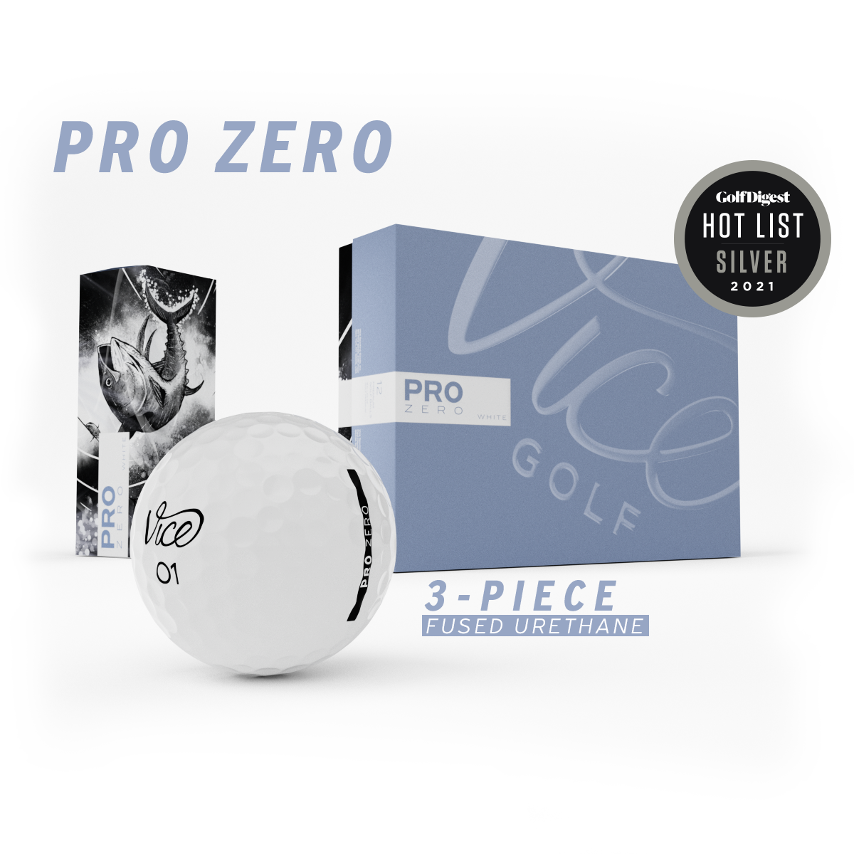 Pelotas de Golf Vice PRO Zero