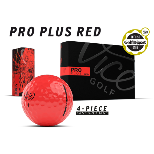 Vice Pelotas Pro Plus Neon Red