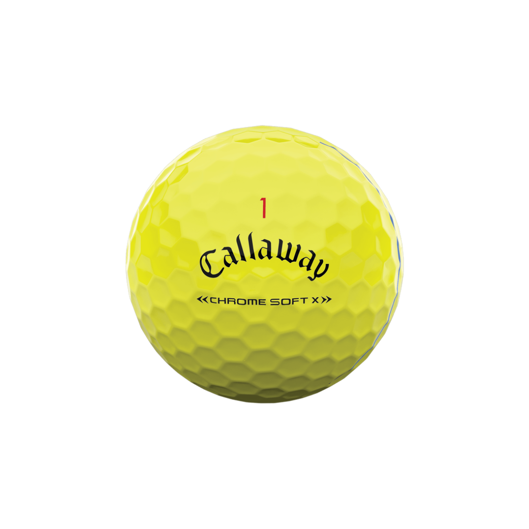 Callaway Pelotas Chrome Soft X Yellow