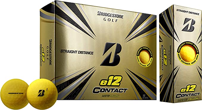 Bridgestone Pelotas E12 Contact Matte Yellow