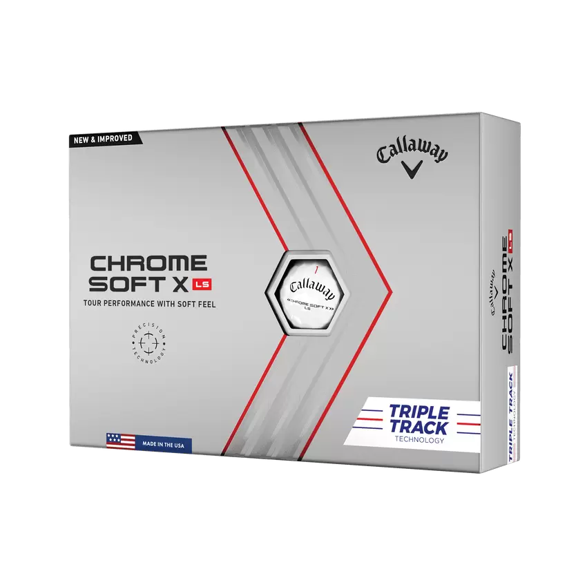 Callaway Pelotas Chrome Soft X LS Triple Track