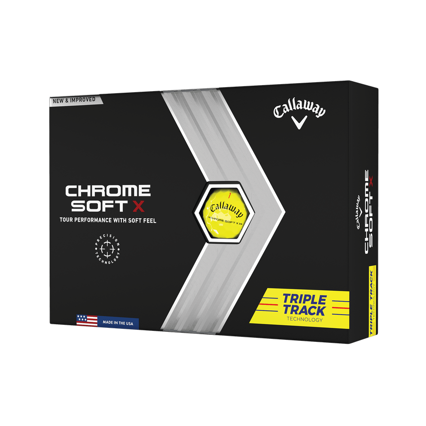 Callaway Pelotas Chrome Soft X Yellow