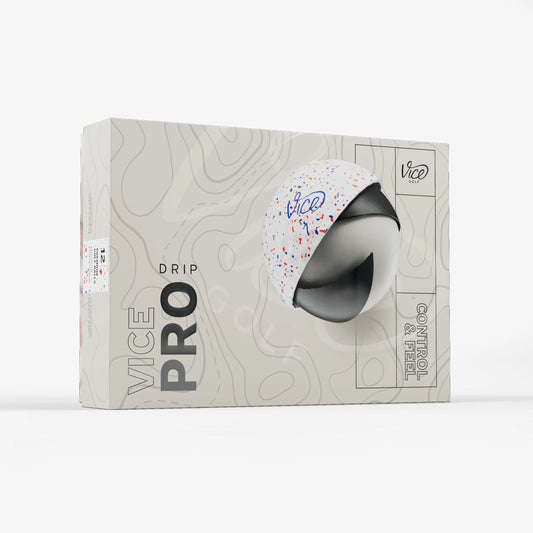 Pelotas de Golf Vice Pro Drip Red Blue