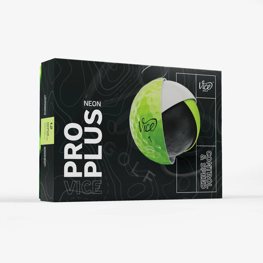 Pelotas de Golf Vice Pro Plus Neon Lime
