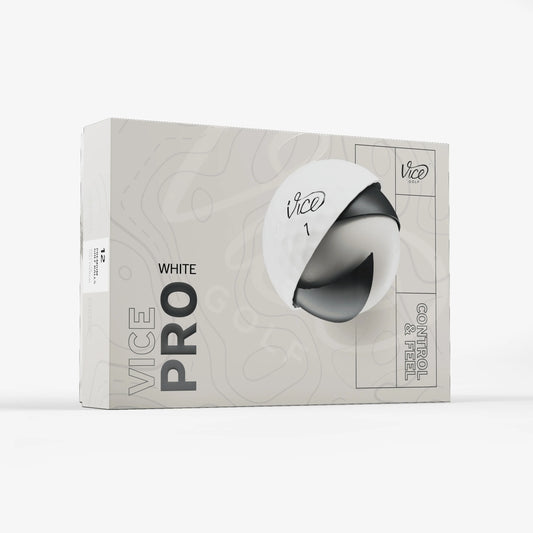 Pelotas de Golf Vice Pro White