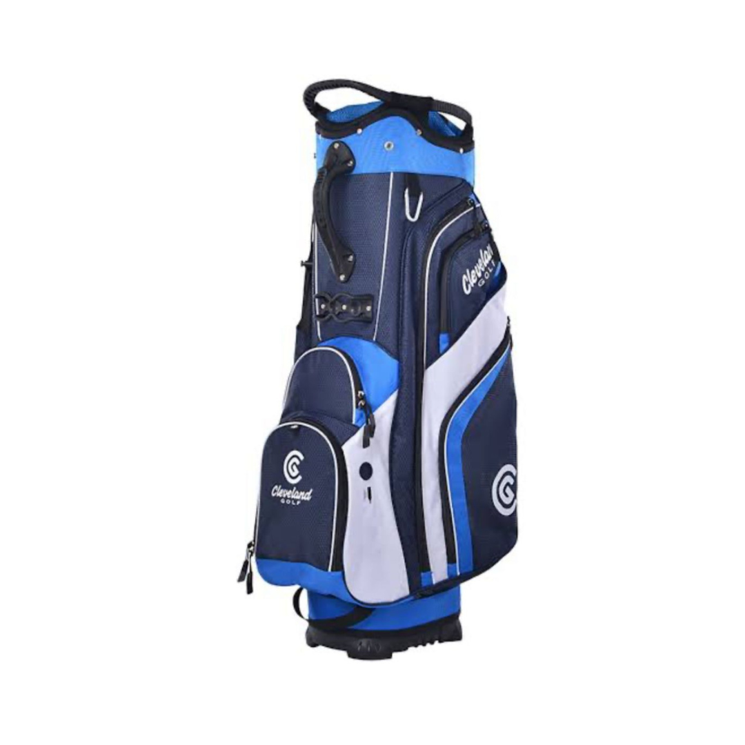 Cleveland Bolsa de Golf Cart Bag Launcher Blanco/Negro/Azul