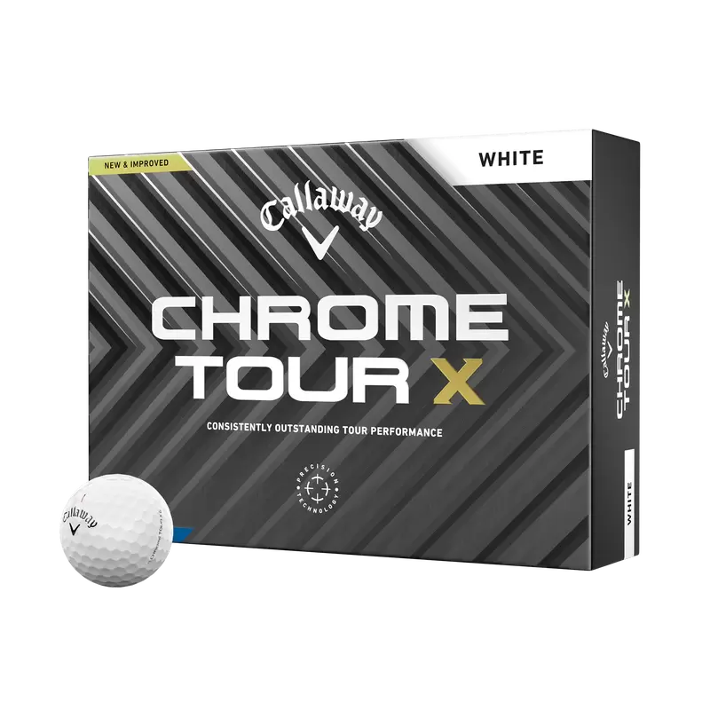 Callaway Pelotas CHROME TOUR X WHITE