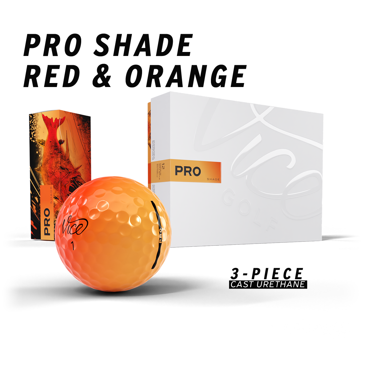 Vice Pelotas Pro Shade Red Orange
