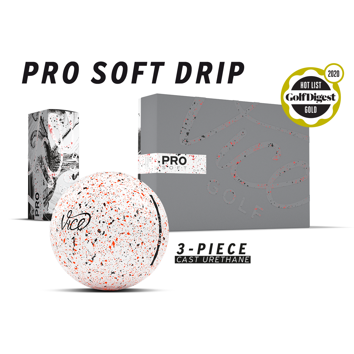 Vice Pelotas Pro Soft Drip Red
